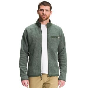 The North Face Gordon Lyons Full Zip Fleece Jacket Laurel Wreath Green Sz XL